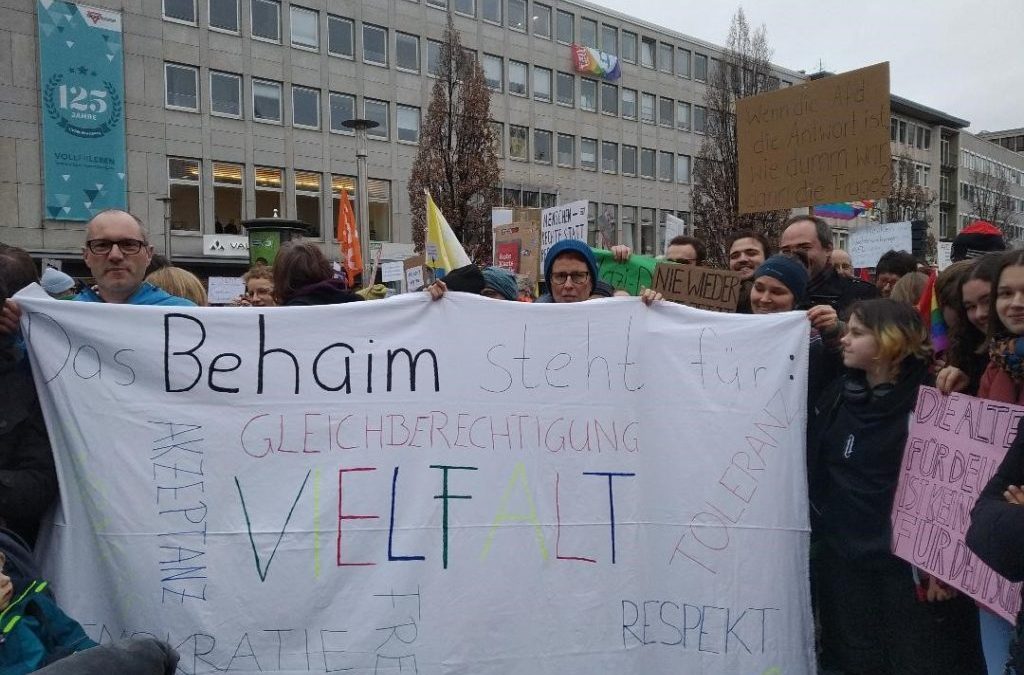 MBG beteiligte sich an der großen Demo gegen Rechtsextremismus