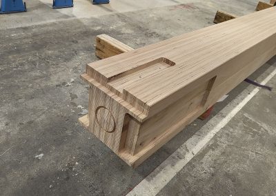 Gefrästes Holzelement