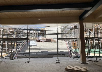 Blick aus der Aula in Richtung Atrium